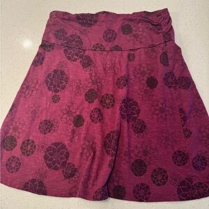 Pink patterned skirt from Toad&Co